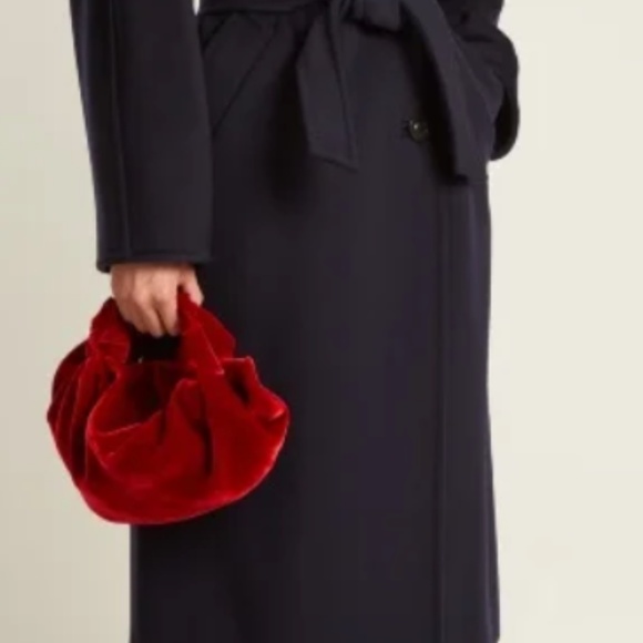 The Row Handbags - The Row + The Ascot Small Velvet Clutch